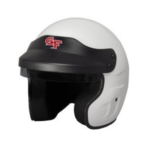 G-Force Open Face Lightweight Composite Shell With Flame Retardant Liner Snell SA 2020 Rated Extra Large 13002XLGWH